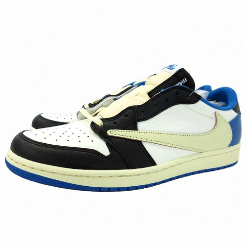 Travis Scott × Fragment × Air Jordan 1 Low OG SP "Military Blue"